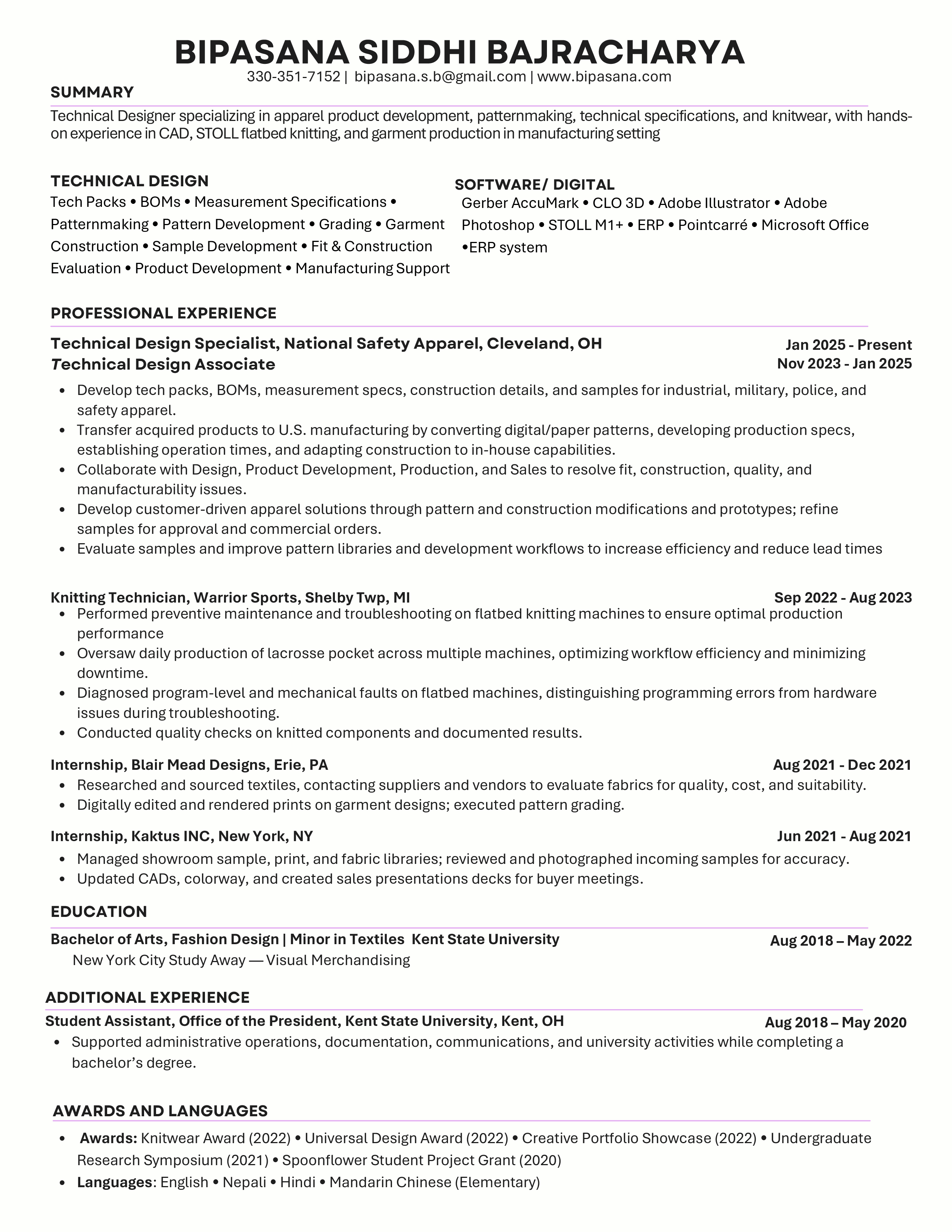 Resume preview