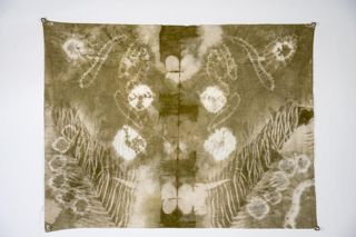 Natural dye with Onion Multiple resist dye technique